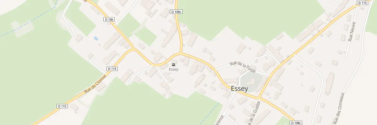Plan du 2 Rue du Centre à Essey