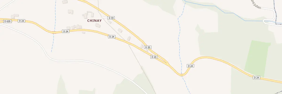 Plan du 122 Rte Départementale 24 à Saint-Julien-sur-Bibost