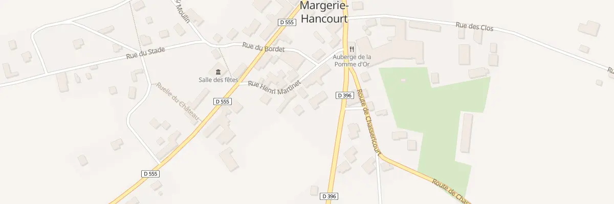 Plan du 5 Rue Henri Martinet à Margerie-Hancourt
