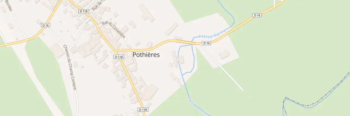 Plan du 9005 Rue du Moulin à Pothières