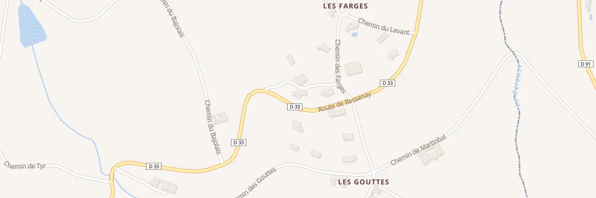 Plan du 115 Che du Burat à Saint-Julien-sur-Bibost