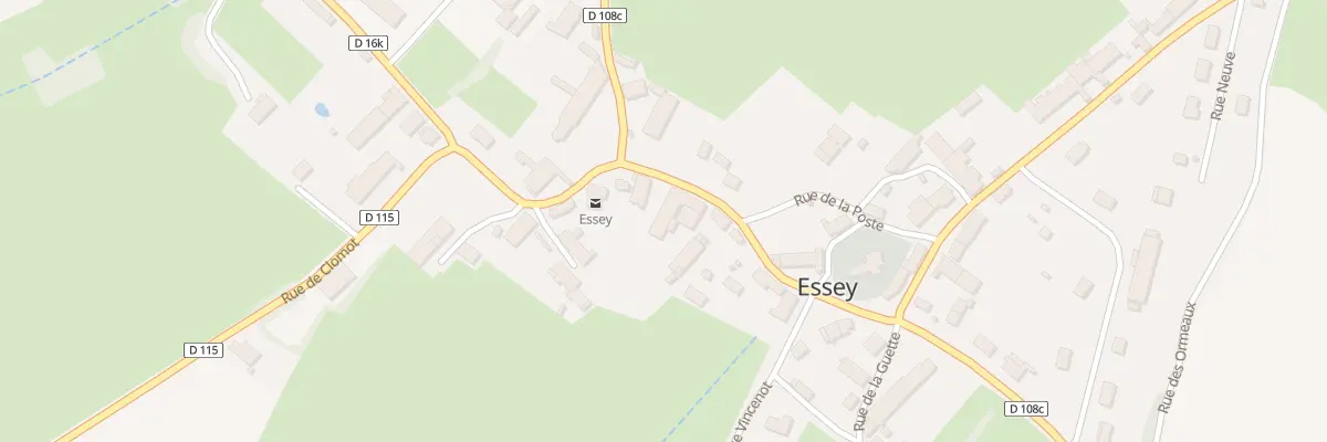 Plan du 4 Rue du Centre à Essey