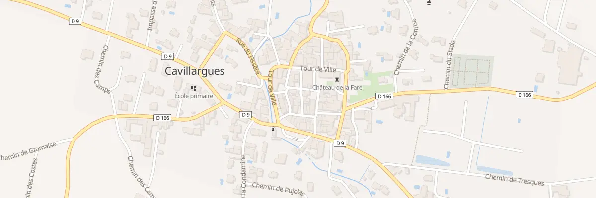 Plan du 5298 Rue de la Fanniquette à Cavillargues