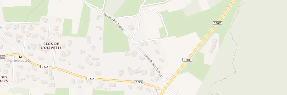 Plan du 5292 Le Gres à Lédenon