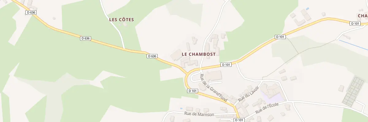 Plan du 5088 Le Chambost à Brussieu