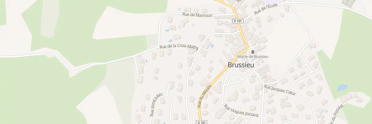 Plan du 5046 Rue de Vermont à Brussieu