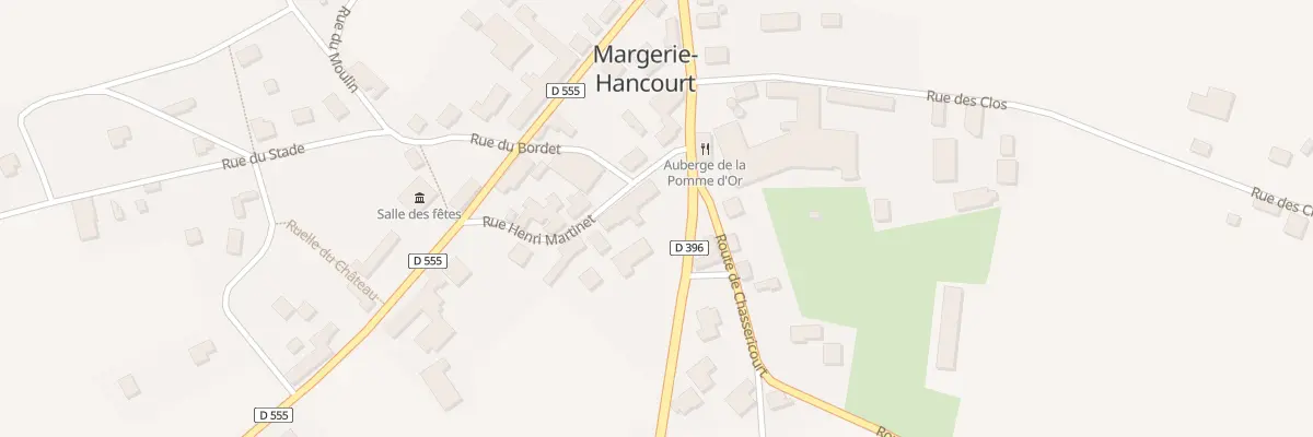 Plan du 1 Rue Henri Martinet à Margerie-Hancourt