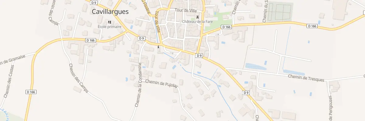 Plan du 5048 Rte de Bagnols à Cavillargues