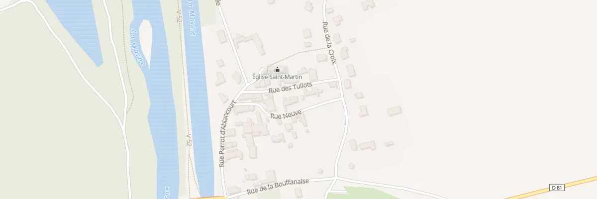 Plan du 4 Rue Neuve à Ablancourt