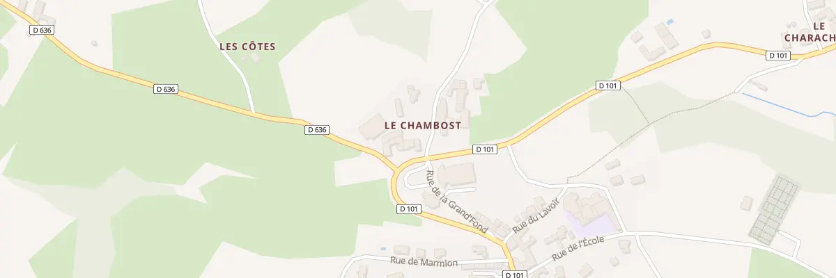 Plan du 5292 Le Chambost à Brussieu