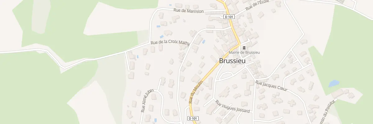 Plan du 5226 Le Bourg à Brussieu