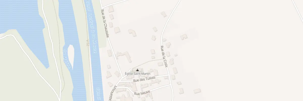 Plan du 7 Rue de la Croix à Ablancourt