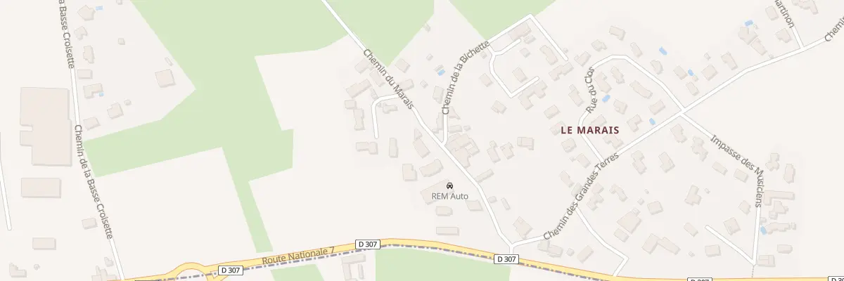 Plan du 680 Che du Marais à Vindry-sur-Turdine