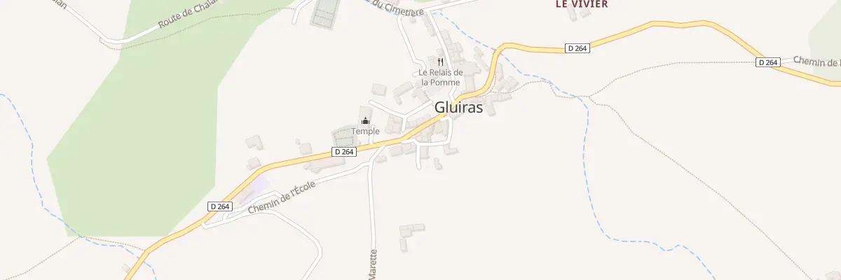 Plan du 5302B Le Village de Gluiras à Gluiras