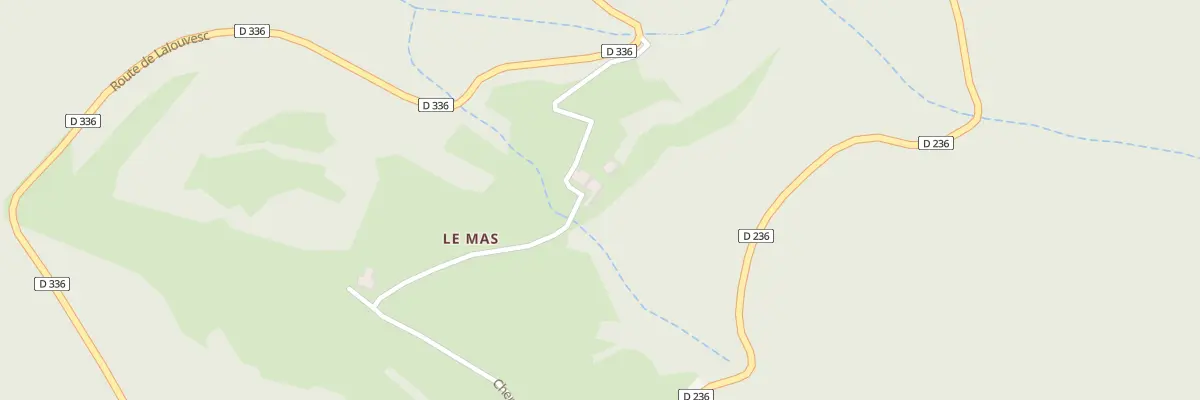 Plan du 570 Che du Mas à Lafarre
