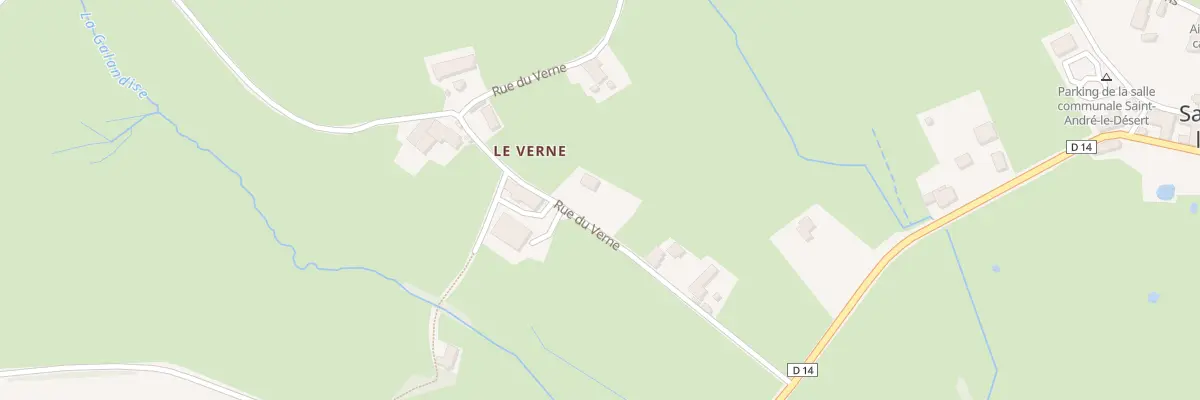 Plan du 8 Rue du Verne à Saint-André-le-Désert