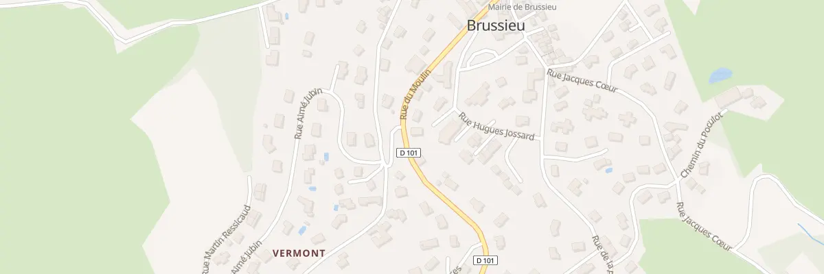 Plan du 5409 Le Bourg à Brussieu