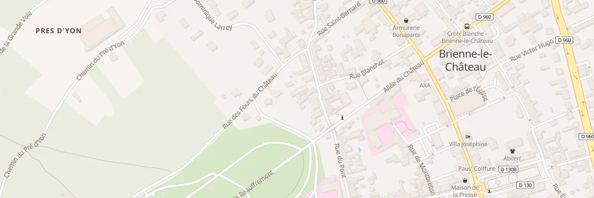 Plan du 10 Rue du Pont à Brienne-le-Château