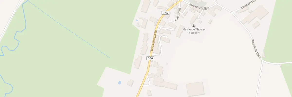 Plan du 18 Rue Bonaparte à Thoisy-le-Désert