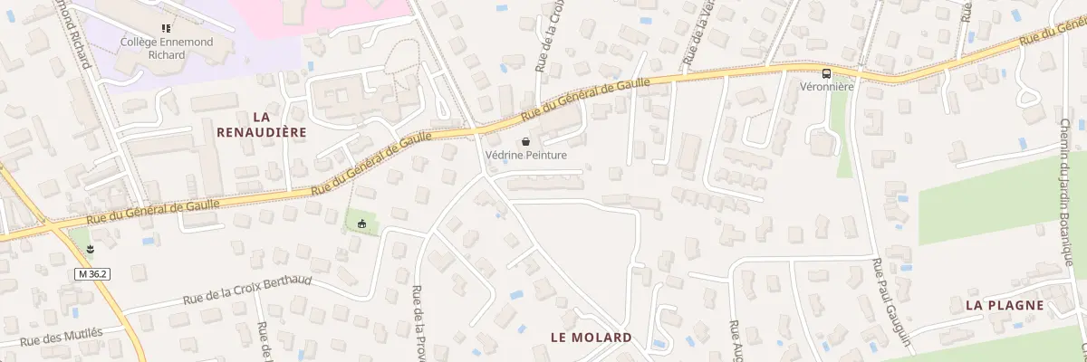 Plan du 1 Rue du molard à Saint-Chamond