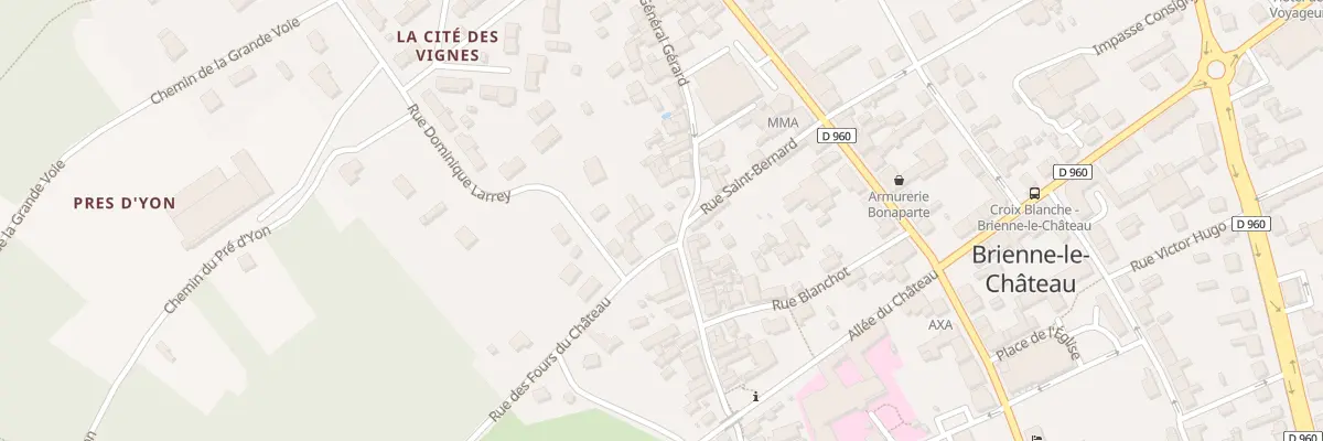Plan du 1 Fours du Chateau à Brienne-le-Château