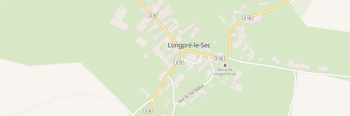 Plan du 1 Rue Saint Pierre à Longpré-le-Sec