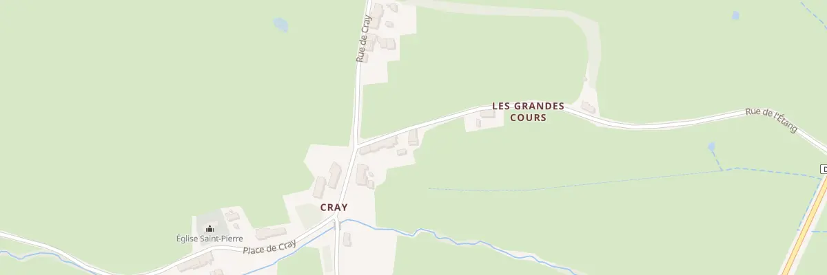 Plan du 3 Rue de l’Étang à Saint-Marcelin-de-Cray