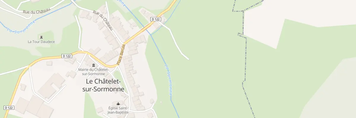 Plan du 5093 Le Village au Châtelet-sur-Sormonne