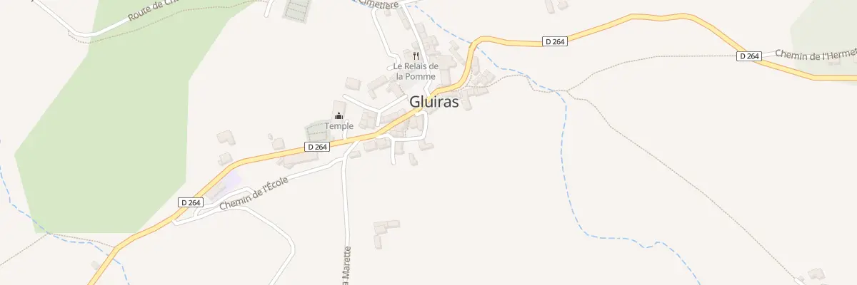 Plan du 5298 Le Village de Gluiras à Gluiras