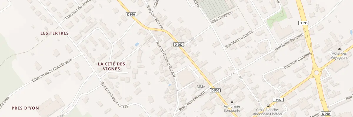 Plan du 34 Rue Jean Jaures à Brienne-le-Château