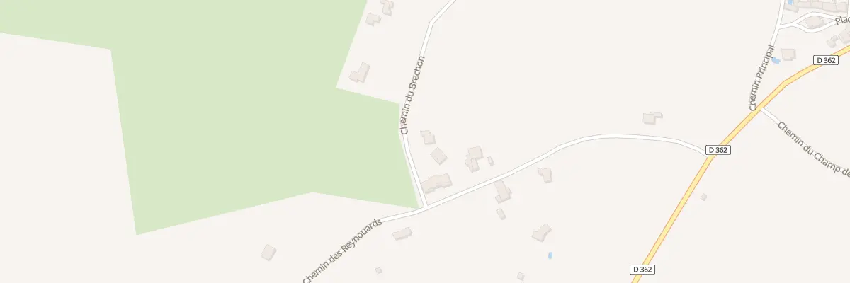 Plan du 805 Che du Brechon à Gras