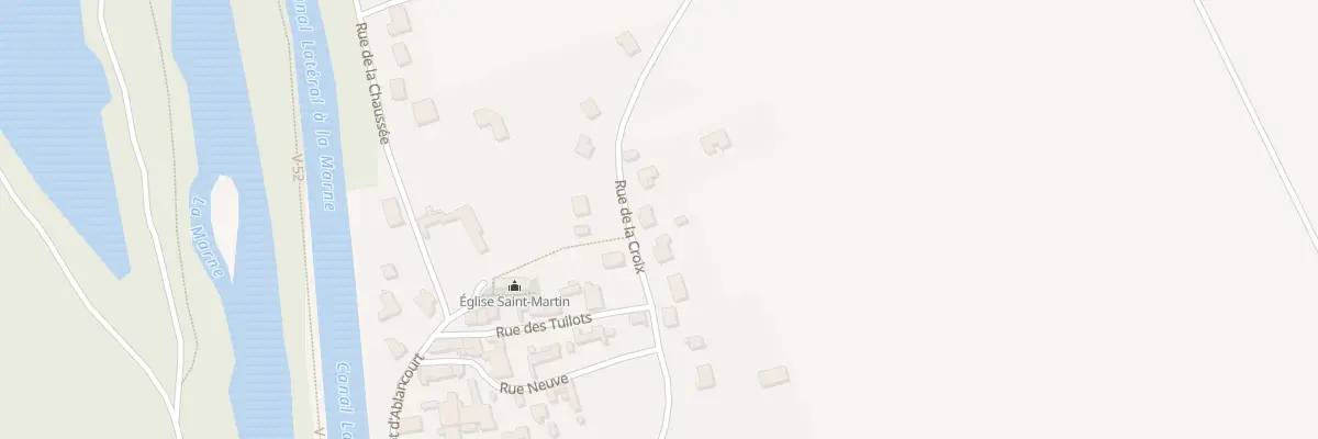 Plan du 4 Rue de la Croix à Ablancourt