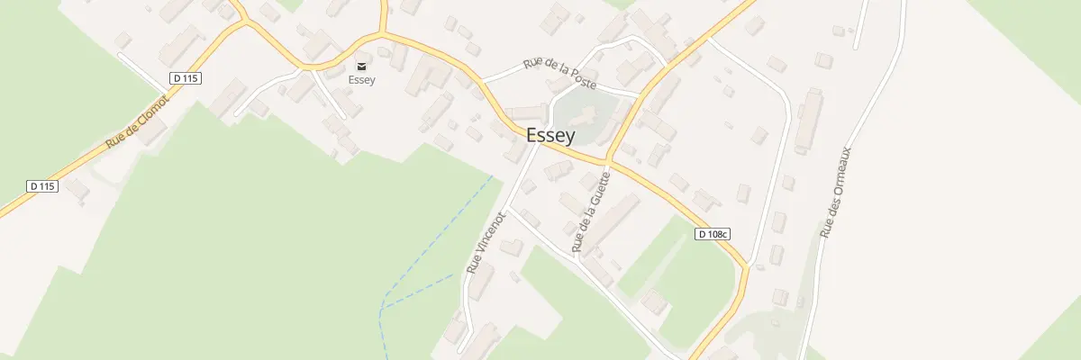 Plan du 12 Rue du Centre à Essey