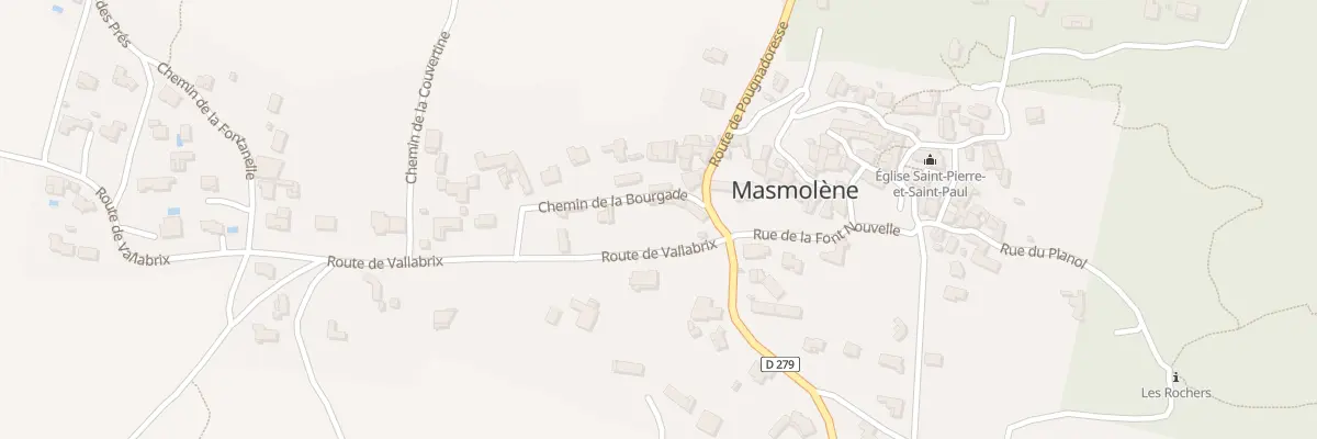 Plan du 5104 Rte de Vallabrix à La Capelle-et-Masmolène