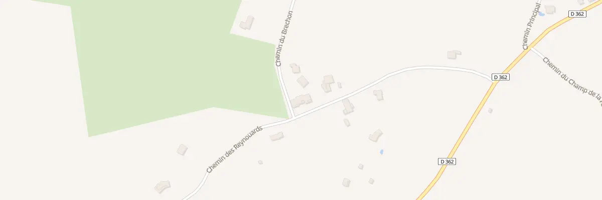 Plan du 885 Che du Brechon à Gras