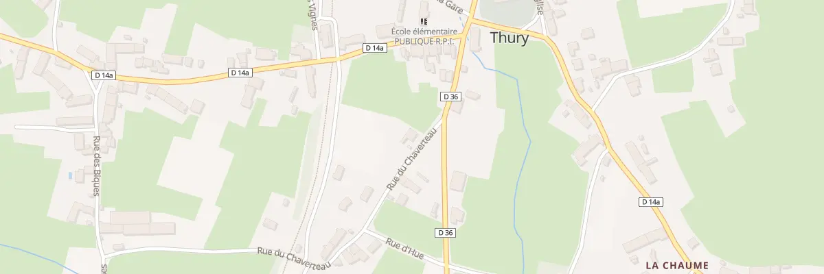Plan du 5008 L’Ouche Theureau à Thury