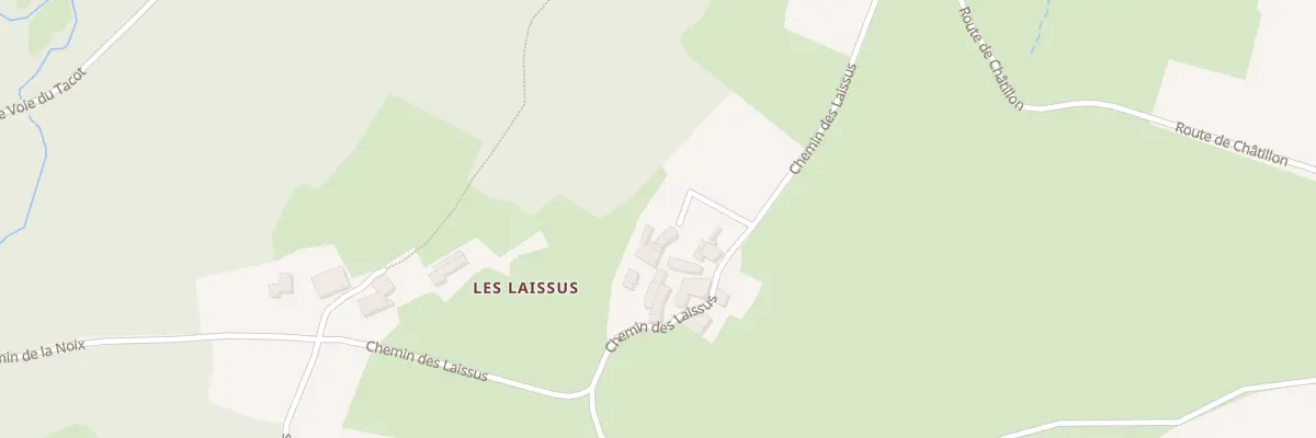 Plan du 360 Che des Laissus aux Ardillats