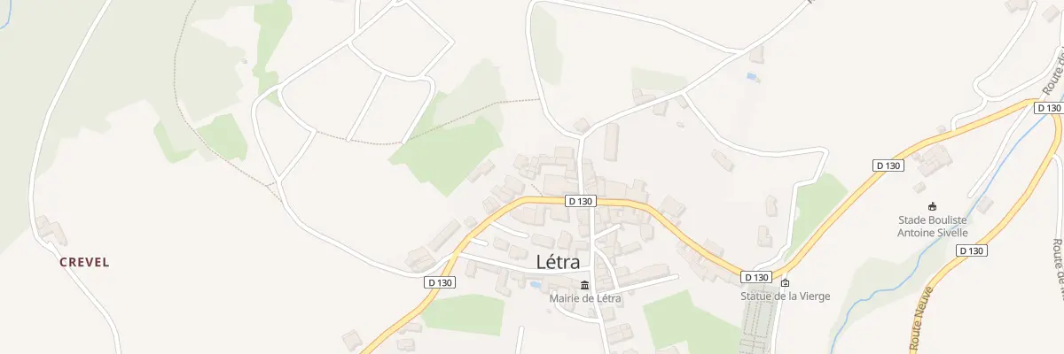 Plan du 3 Pl de l’Eglise à Létra