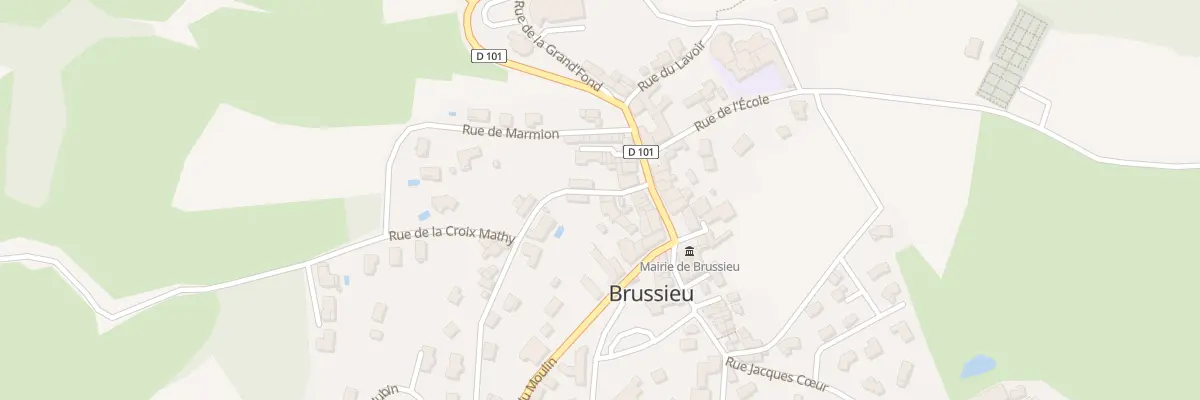 Plan du 5 Rue de Vermont à Brussieu