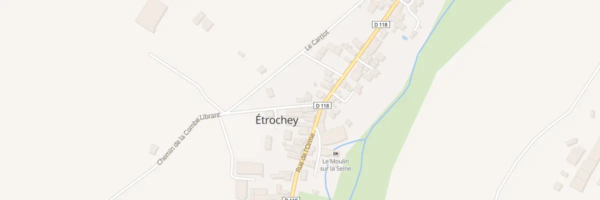 Plan du 2A Rue de la Mairie à Étrochey