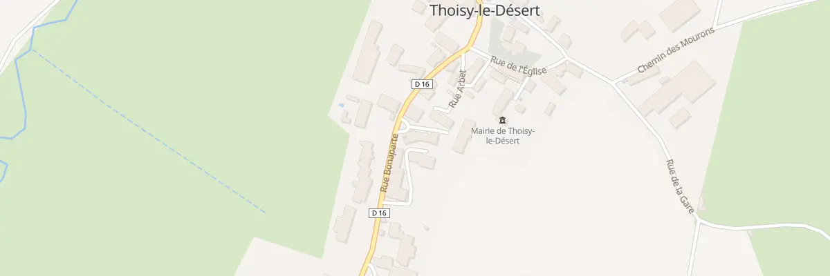 Plan du 3 Cour Moutot à Thoisy-le-Désert
