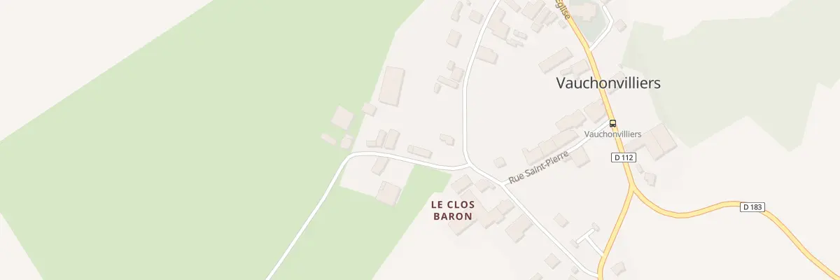 Plan du 16 Rue du Hameau à Vauchonvilliers