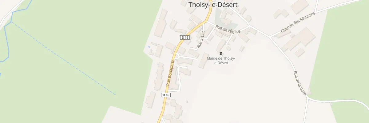 Plan du 5 Cour Moutot à Thoisy-le-Désert
