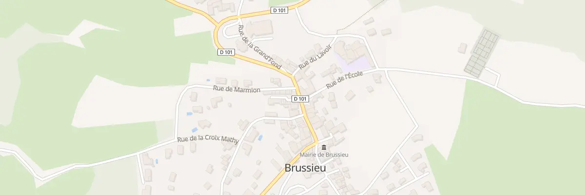 Plan du 12 Cour Rousset à Brussieu