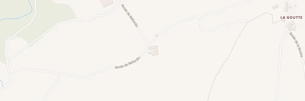 Plan du 705 Rte de Bellardin à Larajasse