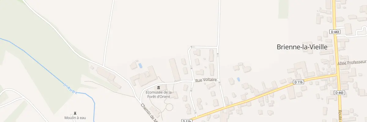 Plan du 6 Rue Voltaire à Brienne-la-Vieille