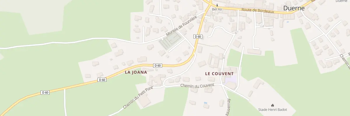 Plan du 5259 La Joana à Duerne