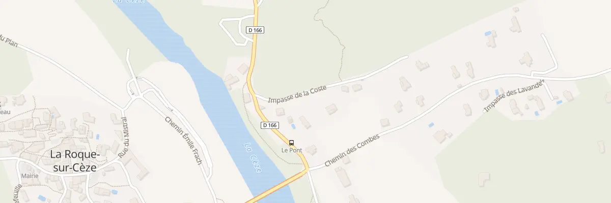 Plan du 5160 Imp de la Coste à La Roque-sur-Cèze