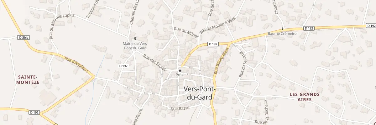 Plan du 5768 Rte de Castillon à Vers-Pont-du-Gard