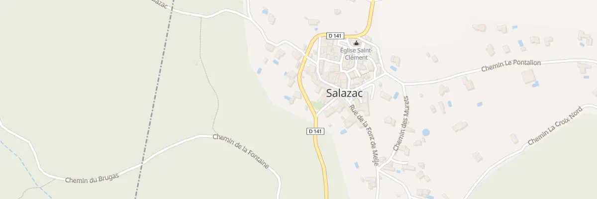 Plan du 5038 Le Village à Salazac